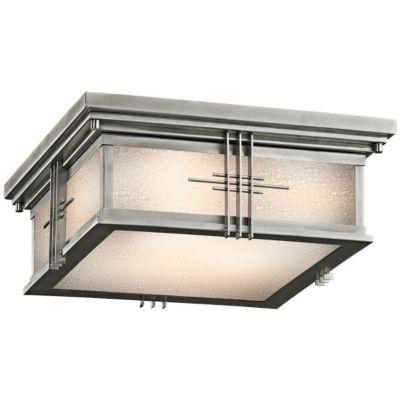 Portman Square Outdoor Flushmount by Kichler - Starlight Lighting USA and Canada